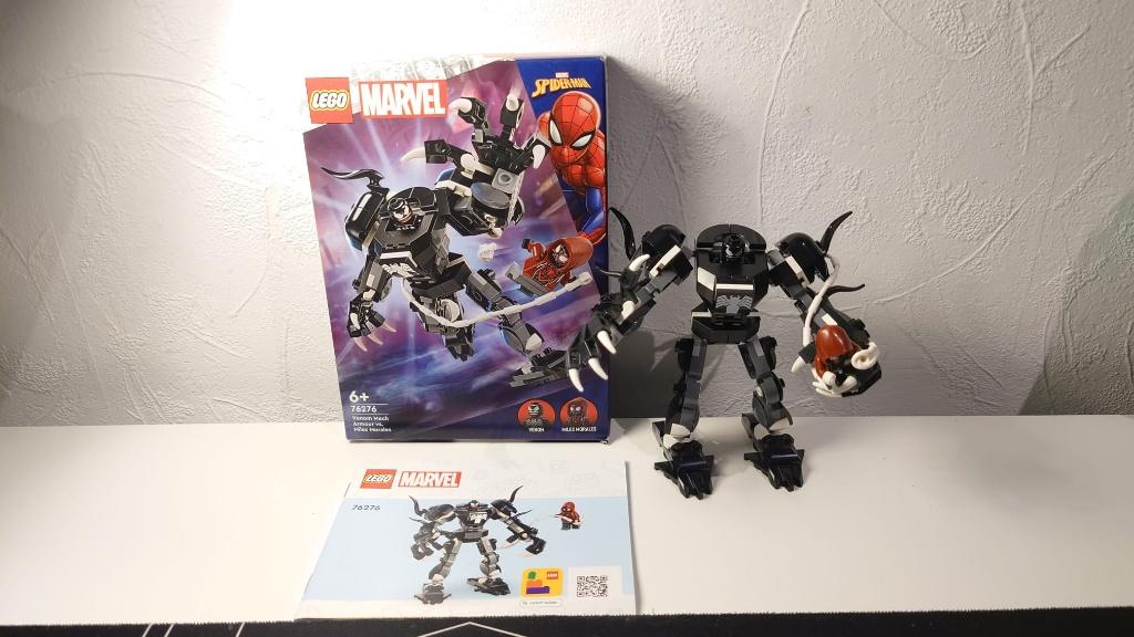 Lego Marvel 76276 Venom Mech Armor vs. Miles Morales, Gebruikt, Marvel, Lego, Ophalen of Verzenden