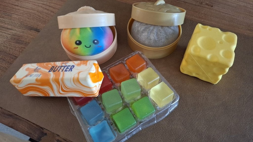Leuke verzameling Squishies – Dumpling, Butter & meer!, Ophalen of Verzenden, Zo goed als nieuw