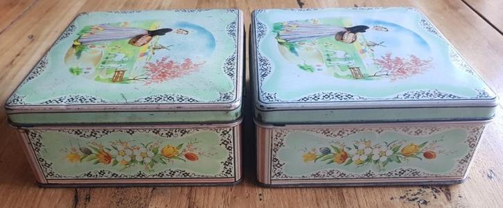 Nog 1 brocante blik, tulpen, narcissen, lammetjes, LENTE, Ophalen of Verzenden, Gebruikt, Overige, Overige merken