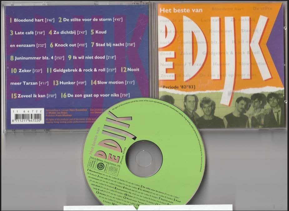 De Dijk - Het Beste Van De Dijk [Periode '82/'83], Ophalen of Verzenden, Zo goed als nieuw, Pop