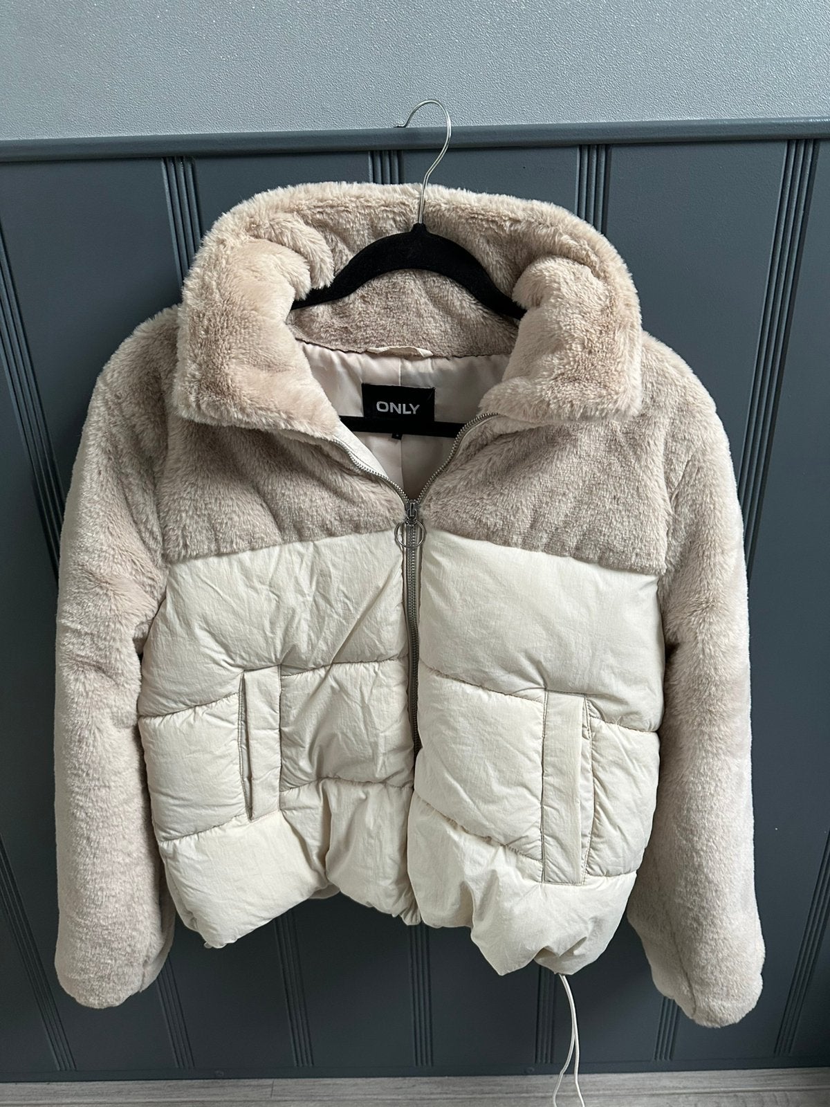 Nieuwe prachtige winterjas van Only creme creme beige mt S, Kleding | Dames, Ophalen of Verzenden, Nieuw, Maat 36 (S), Beige