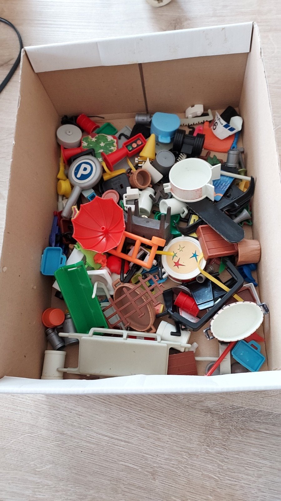 Grote doos met divers Playmobil speelgoed, Kinderen en Baby's, Speelgoed | Playmobil, Ophalen, Gebruikt