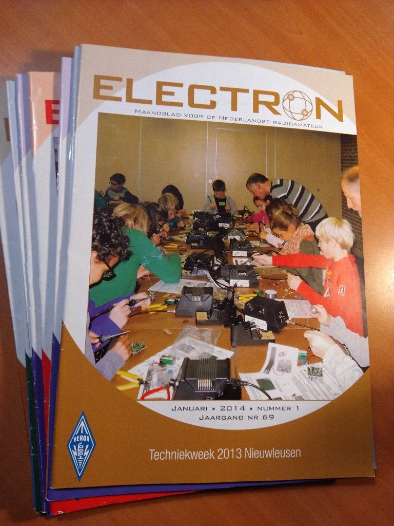 Electron. Maandblad voor de Nederlandse Radioamateur. 2014, Ophalen of Verzenden, Zo goed als nieuw