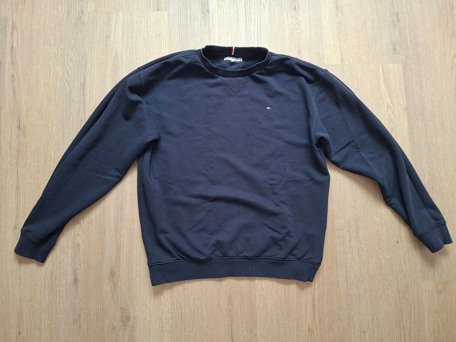 Tommy Hilfiger Blauwe sweater maat 176, Trui of Vest, Ophalen of Verzenden, Jongen, Tommy Hilfiger