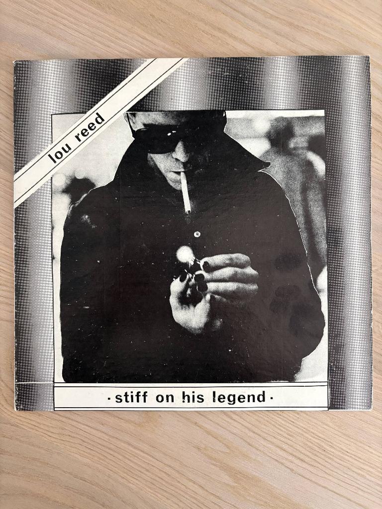 Lou Reed LP Stiff on his Legend, Cd's en Dvd's, Vinyl | Rock, Gebruikt, Poprock, Fotohoes, Inclusief binnenhoes, Limited edition