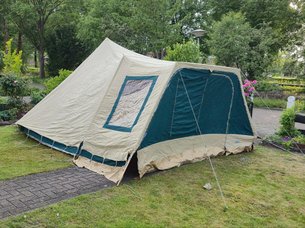 Hypercamp Obelink pyramidetent 6 pers. En slaapcabines, Caravans en Kamperen, Tenten, Ophalen of Verzenden, Zo goed als nieuw