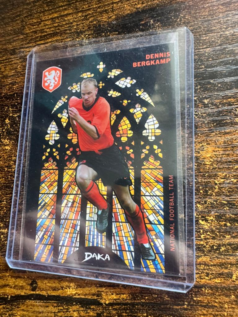 Dennis Bergkamp Spelerskaart - Nederlands Elftal, Ophalen of Verzenden, Zo goed als nieuw, Overige binnenlandse clubs, Spelerskaart