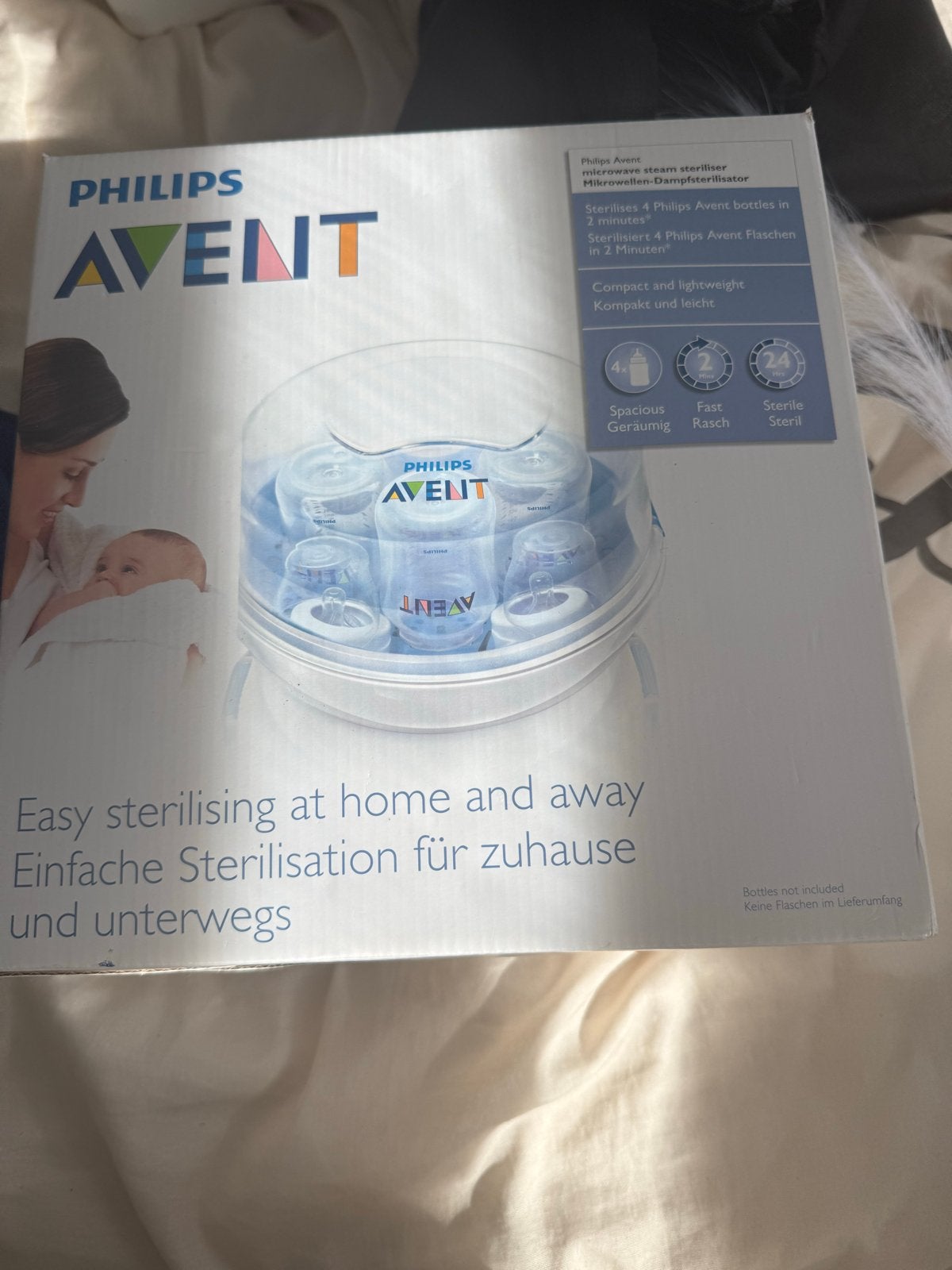 Philips Avent Magnetron Stoom Sterilisator, Ophalen of Verzenden, Nieuw, Sterilisator, Philips Avent
