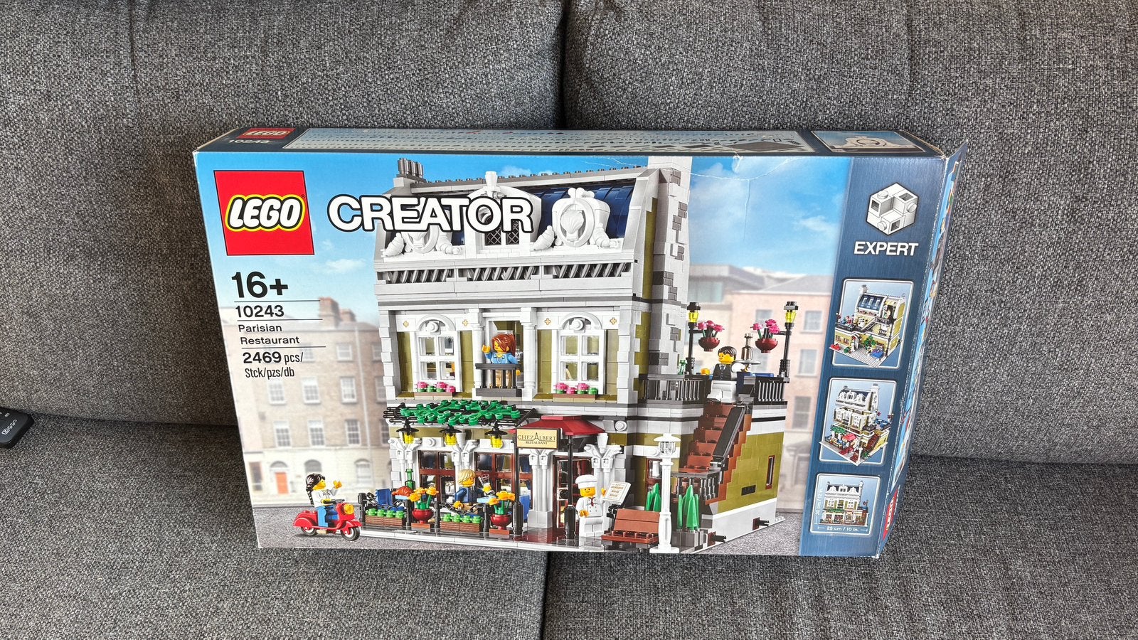 LEGO Parisian Restaurant 10243 lege doos/ empty box, Lego, Overige typen, Ophalen of Verzenden, Zo goed als nieuw