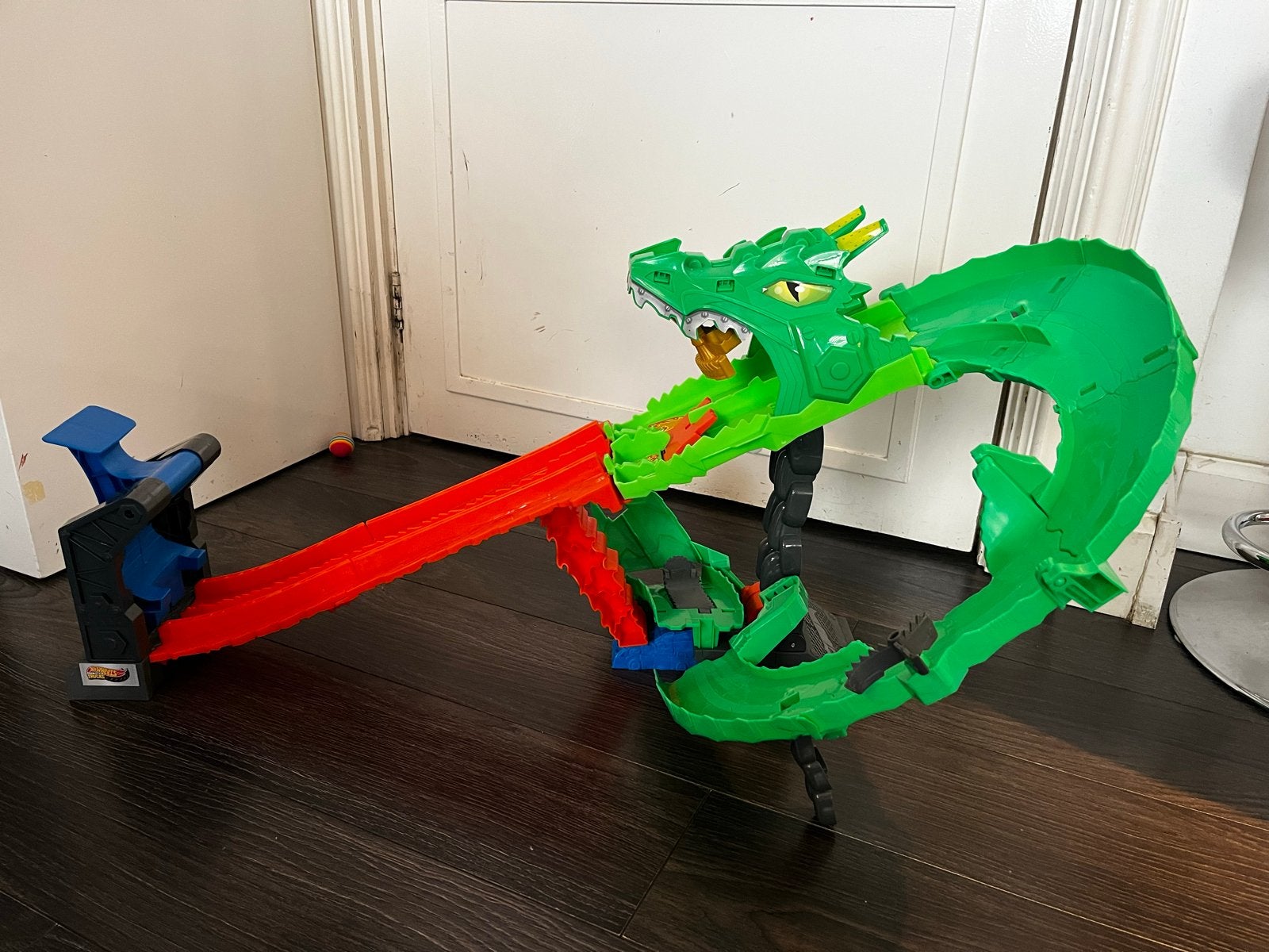 Hot Wheels Dragon Demolition Racebaan (zonder auto's), Ophalen, Hot Wheels, Handmatig, Racebaan