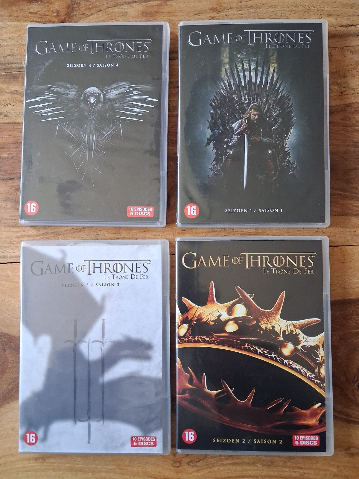 Game of Thrones Seizoenen 1, 2, 3 & 4 (DVD), Ophalen of Verzenden, Zo goed als nieuw, Science Fiction en Fantasy