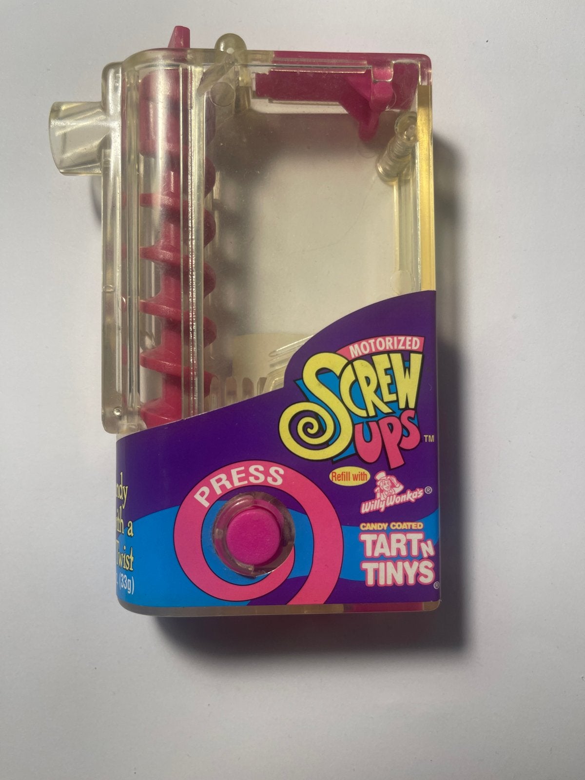 Willy Wonka Motorized Screw Ups Snoepdispenser 1994, Verzenden, Zo goed als nieuw