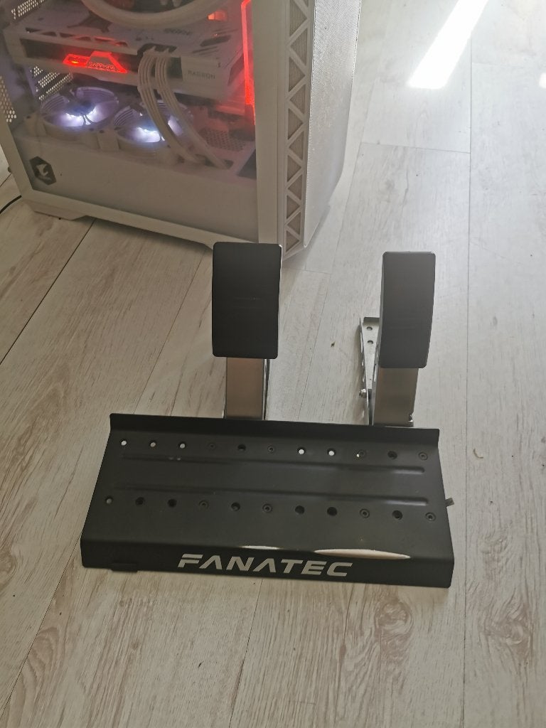 Fanatec csl pedalen met loadcell & clutch., Computers en Software, Joysticks, Gebruikt, Ophalen of Verzenden