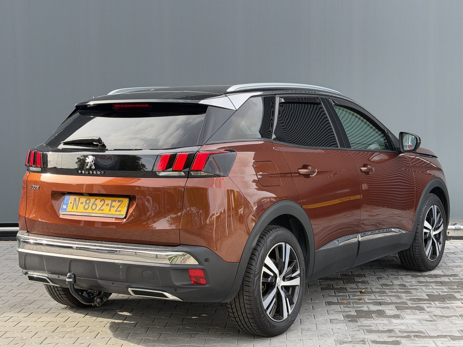 Peugeot 3008 BWJ 2019 | 1.6T 181PK Allure AUTOMAAT | TREKHAA, Auto's, Dealer onderhouden, Gebruikt, 4 cilinders, Leder en Stof