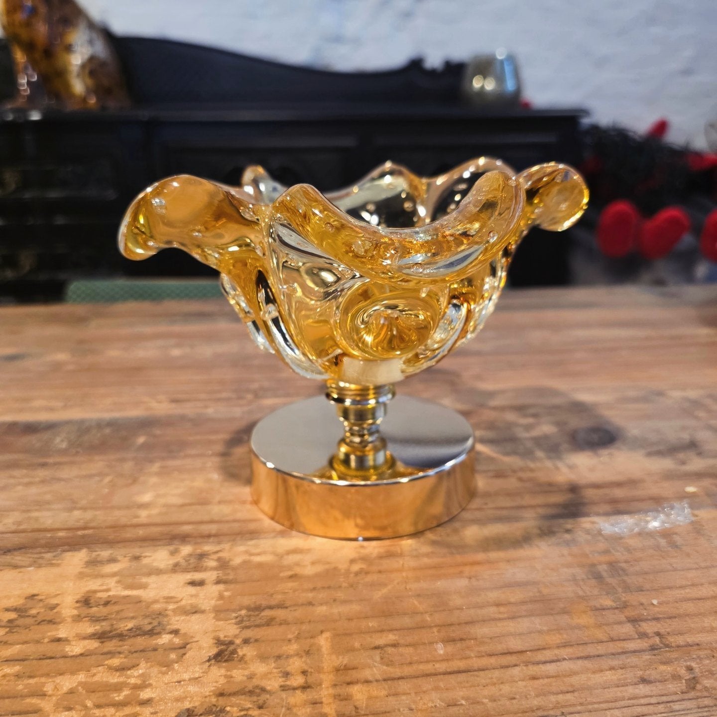Vintage Murano glazen wandlamp. 2 stuks beschikbaar., Huis en Inrichting, Lampen | Wandlampen, Ophalen of Verzenden, Zo goed als nieuw
