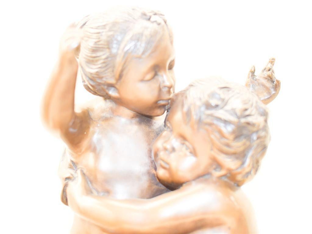 Bronzen beeld kinderen Auguste Moreau 51530, Ophalen of Verzenden