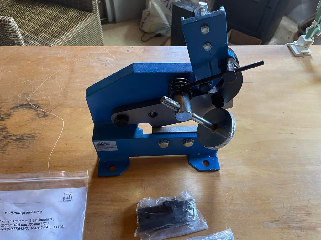 Nieuwe Willtec Plaatschaar 125 mm Metaalbewerking, Ophalen, Nieuw