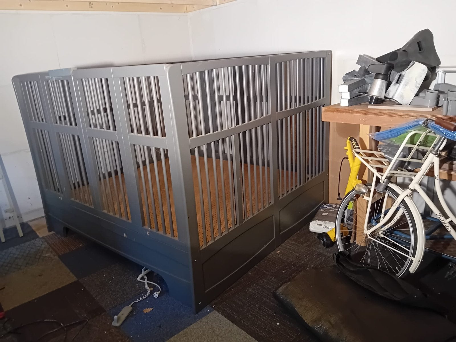 Hoog-laag bedbox met matrasmaat 180x200 cm, Ophalen, Gebruikt, 100 cm of meer, Matras