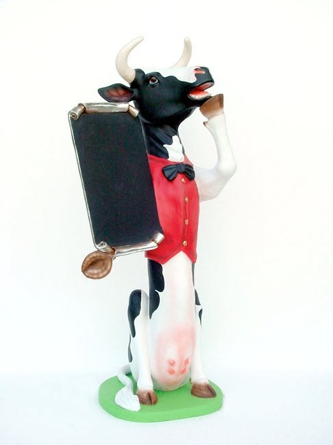 Cow Skinny Butler 5.5 ft – Ober Hoogte 180 cm - menubord