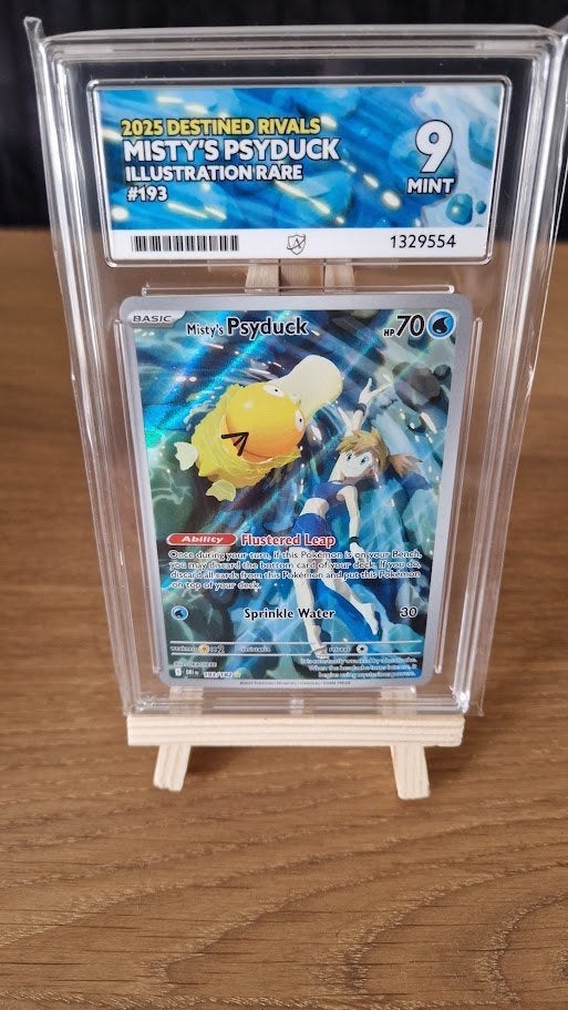 Misty's Psyduck 193/182 ACE 9 Mint Destined Rivals, Ophalen of Verzenden, Nieuw, Losse kaart, Foil