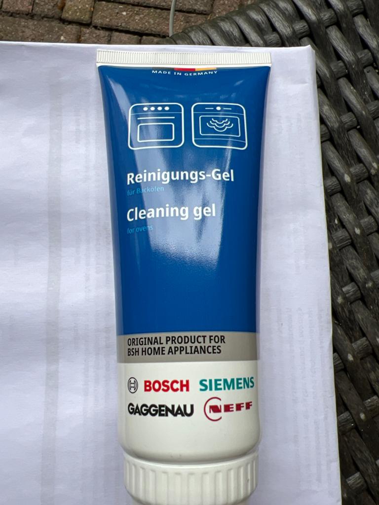 Bosch Siemens Gaggenau Neff Oven Reinigingsgel 200ml. 2stuks, Witgoed en Apparatuur, Ophalen of Verzenden, Zo goed als nieuw, Bosch