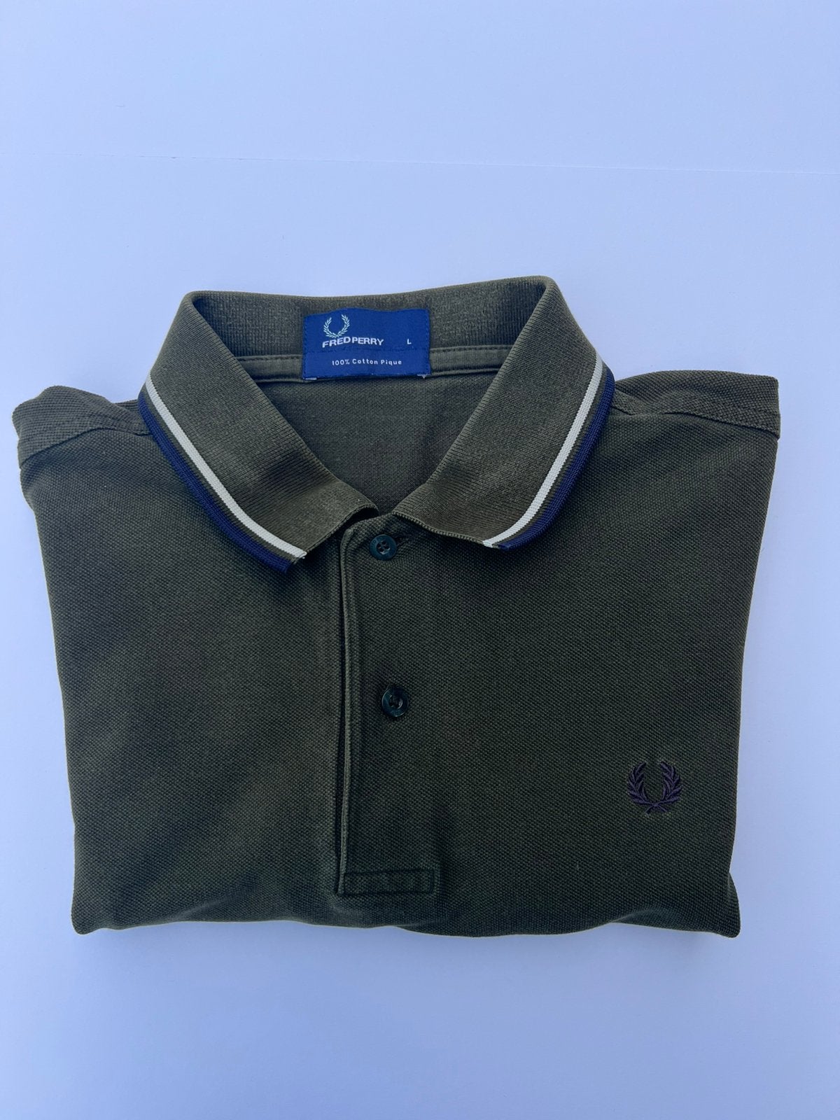 Fred Perry groen, Kleding | Heren, Polo's, Zo goed als nieuw, Maat 52/54 (L), Groen, Ophalen of Verzenden