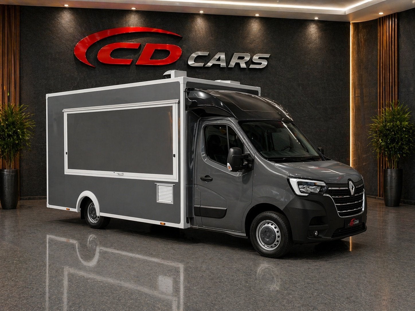 Renault Master Food Truck Clima, Koelkast, Bakplaat, Frituur, Auto's, Stof, Gebruikt, Renault, Metallic lak