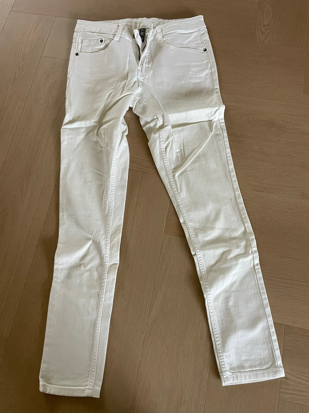 Witte spijkerbroek, Wit, Ophalen of Verzenden, Zo goed als nieuw, Maat 36 (S)