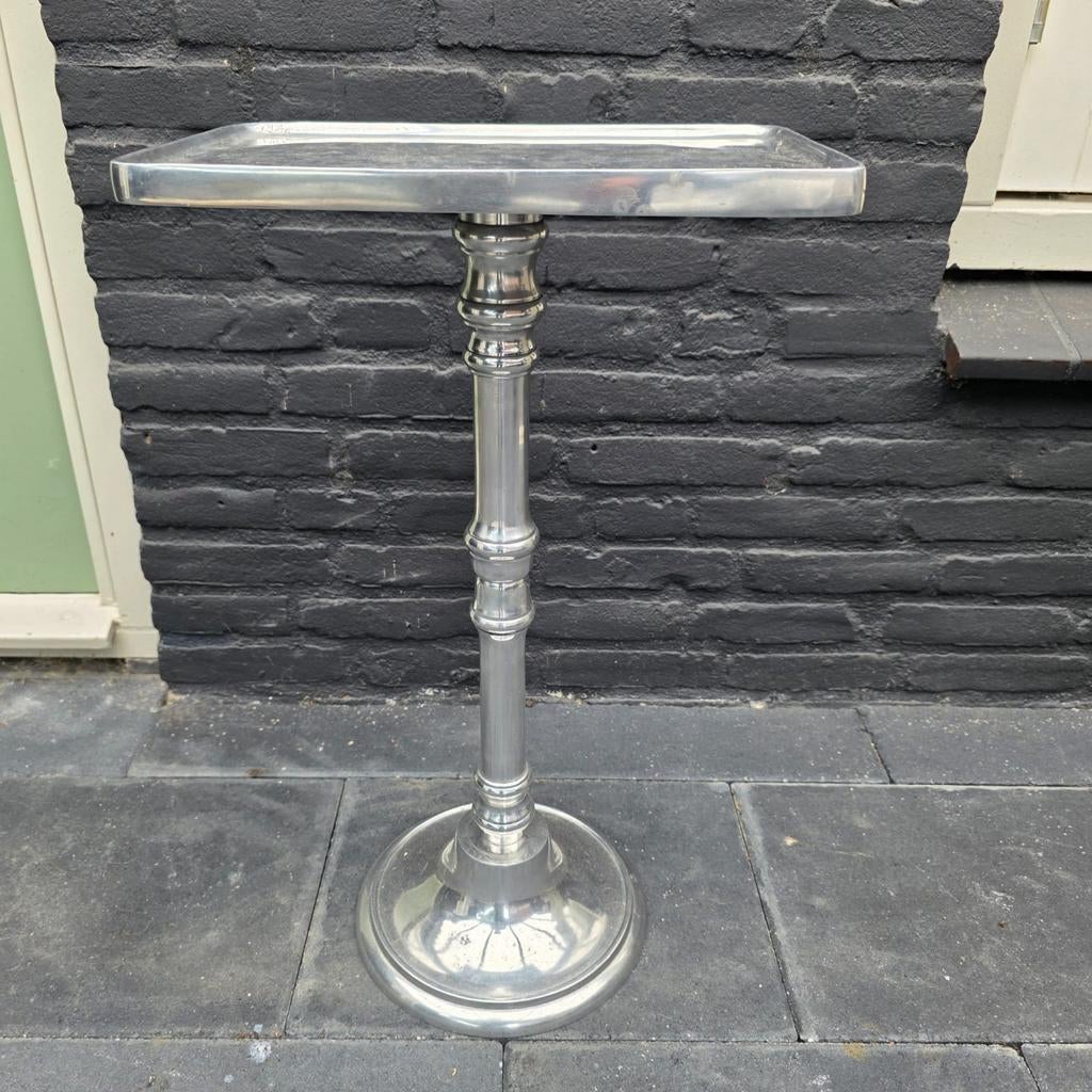 Riviera Maison bijzettafeltje 38x25x64 cm, Minder dan 55 cm, Gebruikt, Metaal of Aluminium, Landelijk, Riviera Maison