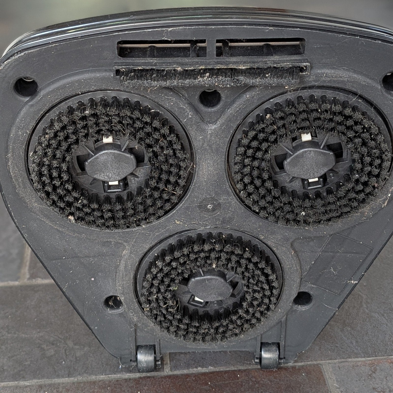 Boenmachine met toebehoren, Ophalen