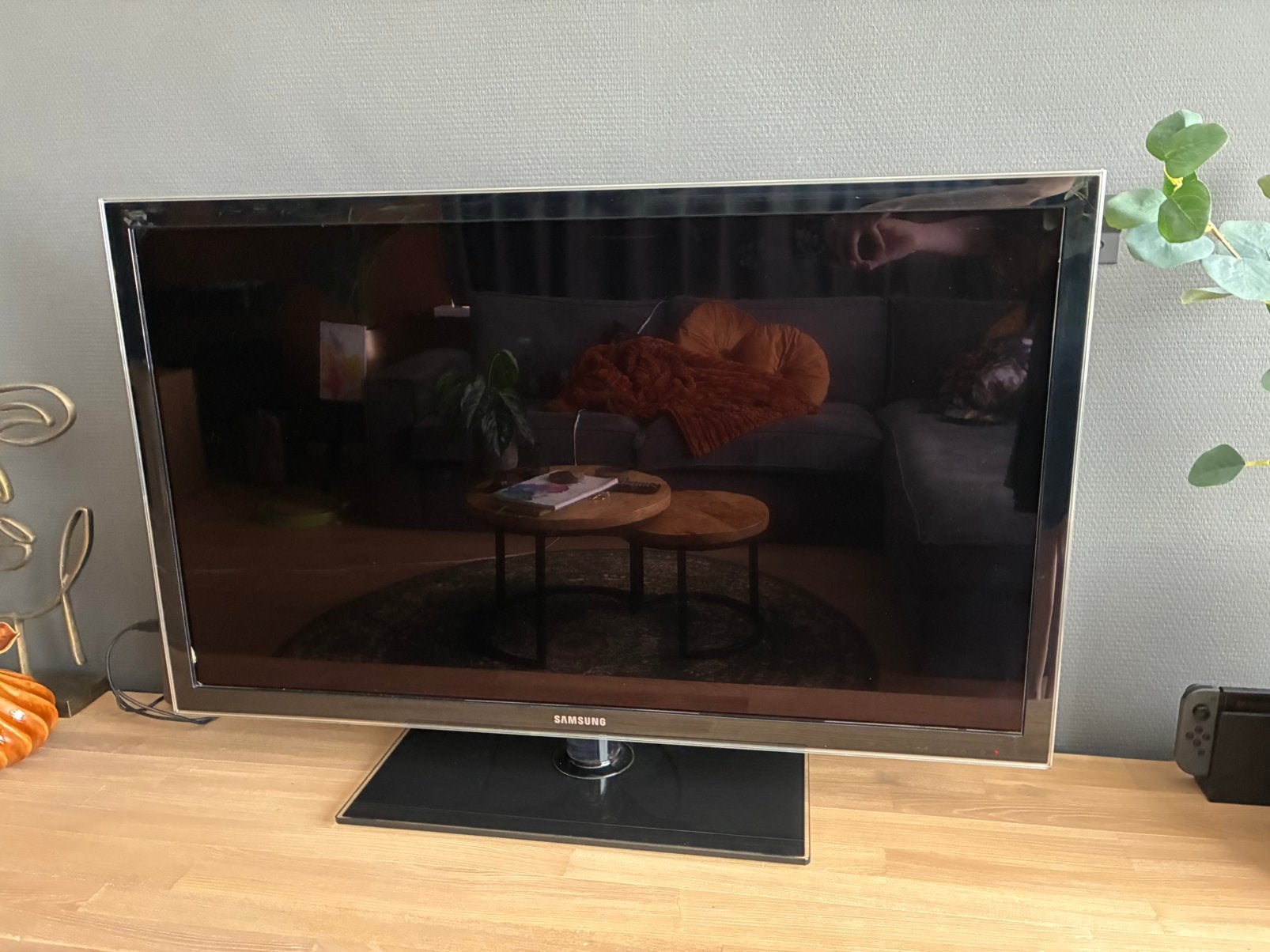 Samsung LED TV 40” + Chromecast – Werkt Top!, Ophalen, Gebruikt, 50 Hz, Samsung