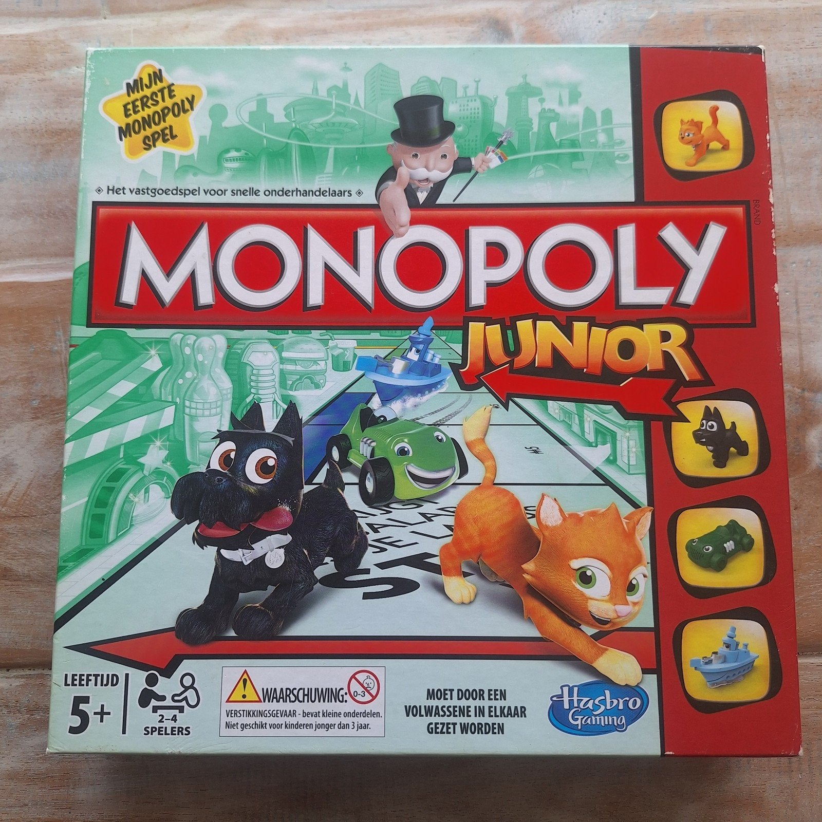 Monopoly Junior - Mijn Eerste Monopoly Spel, Een of twee spelers, Ophalen of Verzenden, Gebruikt, Hasbro Gaming