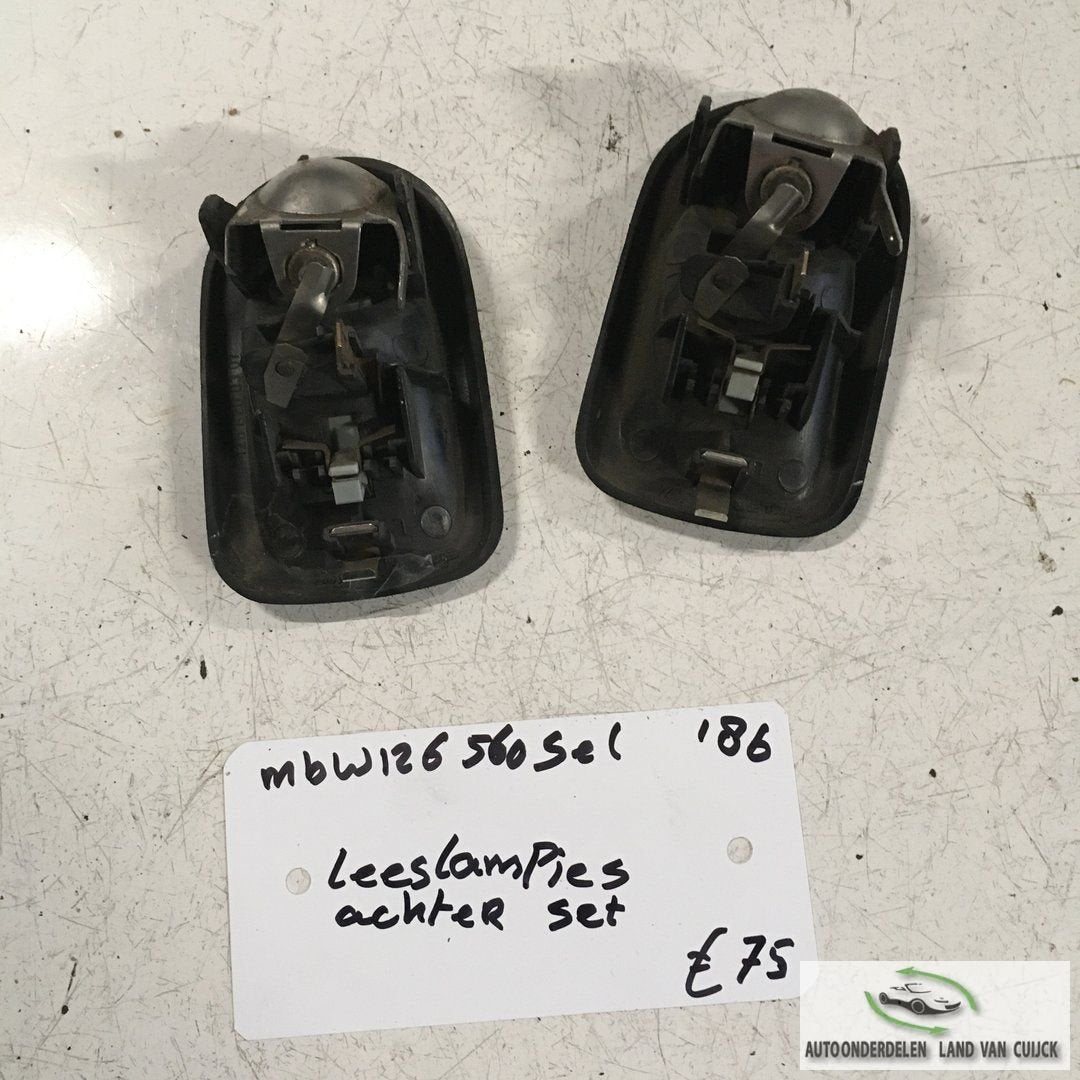 Mercedes W126 1986 560 SEL Leeslampjes achter Links en Recht, Gebruikt, -, -, Ophalen of Verzenden