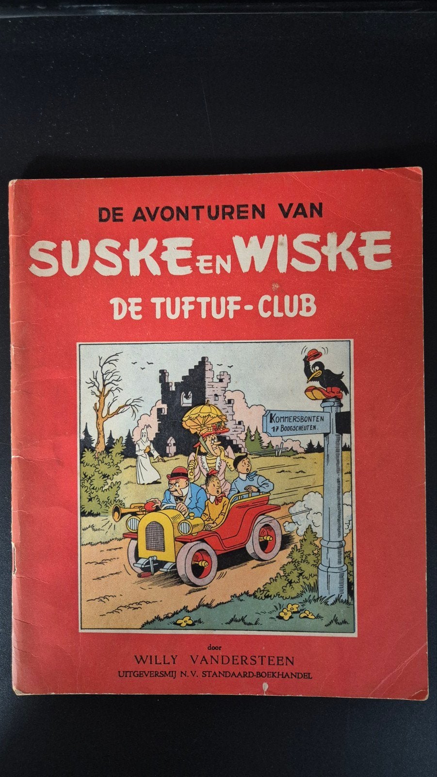Suske en Wiske - De Tuftuf-Club nr. 14 1e druk  1952, Boeken, Stripboeken, Eén stripboek, Ophalen of Verzenden, Gelezen, Willy Vandersteen