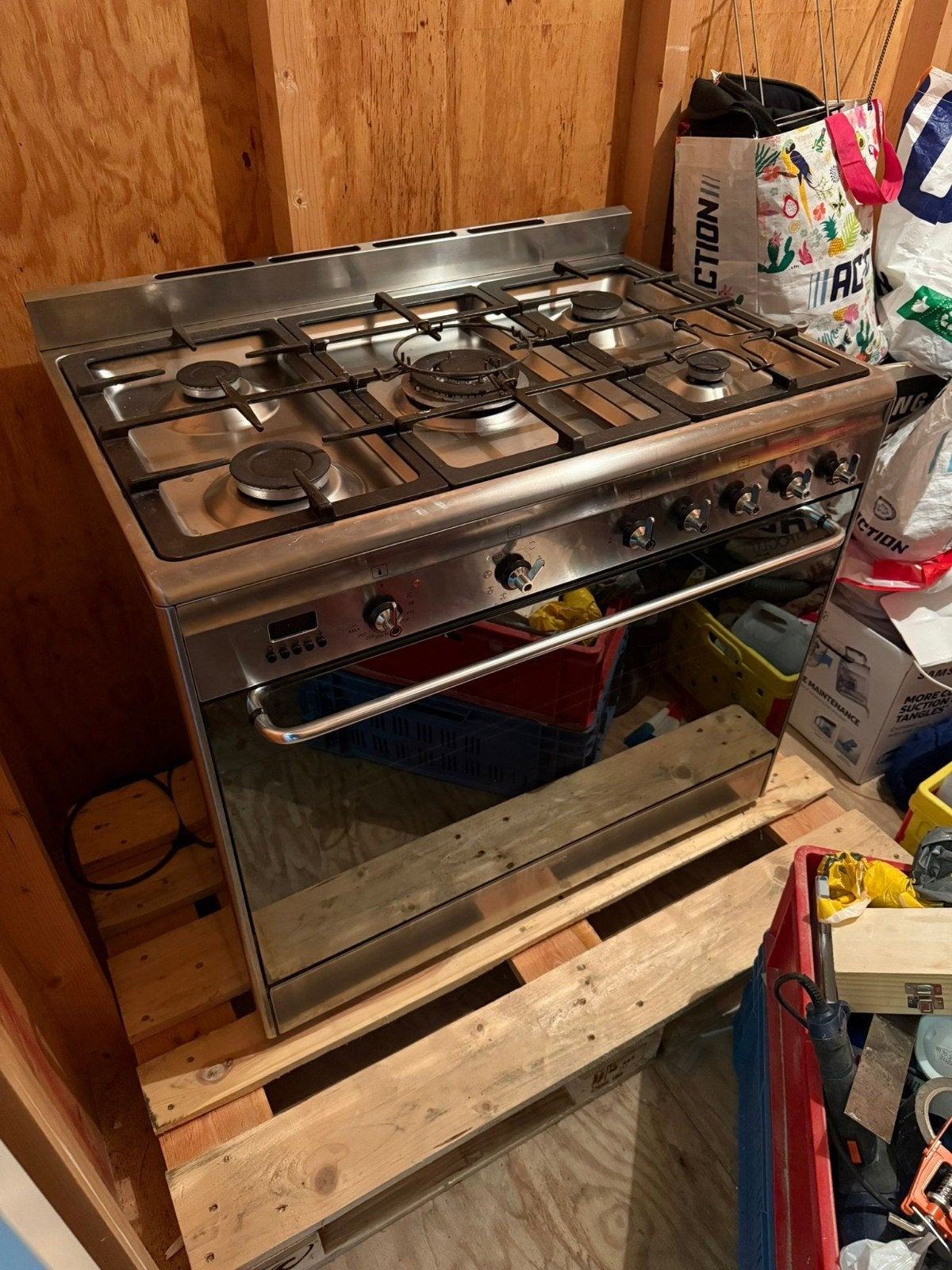 gasfornuis pelgrim  Smeg, Ophalen, Gebruikt, Warmhoudplaat, 60 cm of meer