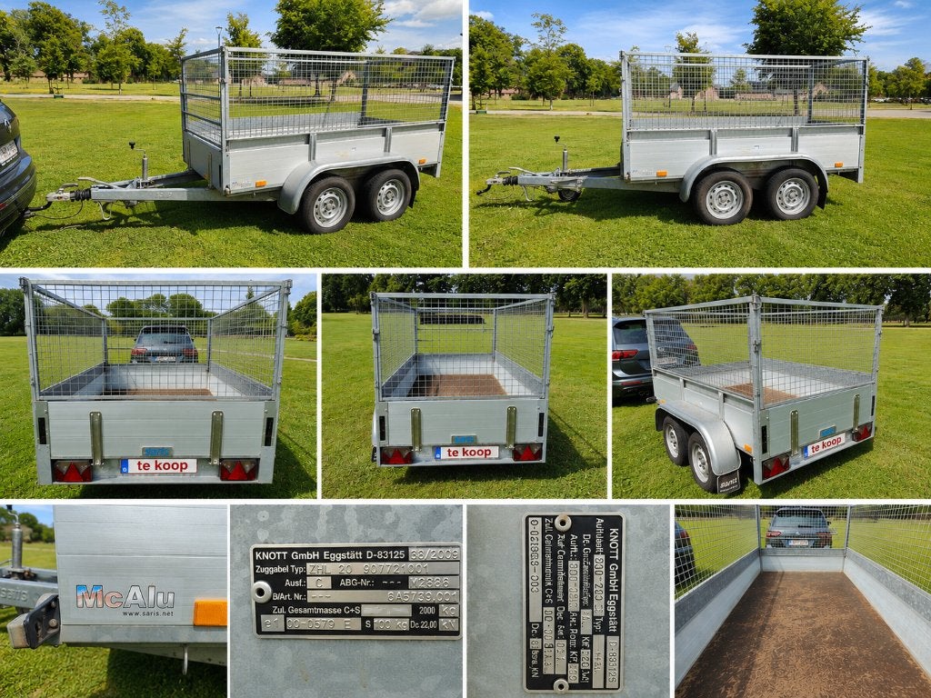 Saris McAlu MTM 2000 kg geremde tandemasser met loofrekken, Ophalen