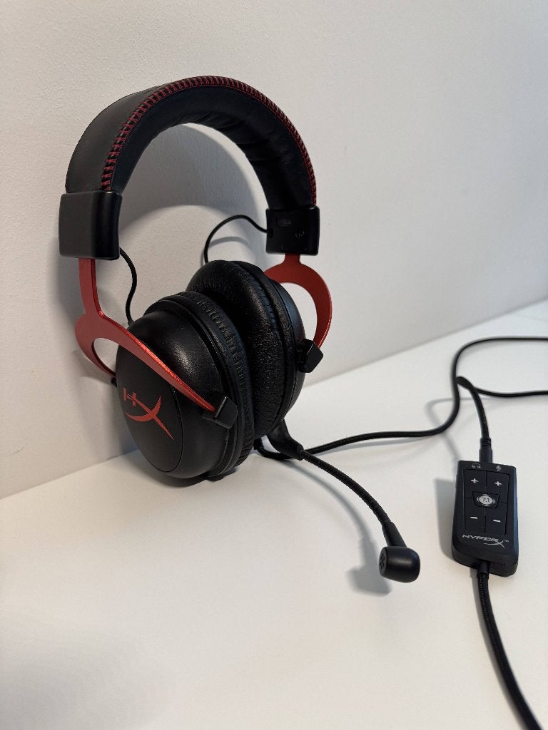 HyperX Cloud II Red Gaming headset, Computers en Software, Headsets, Mute-functie, Ophalen of Verzenden, Zo goed als nieuw, Over-ear