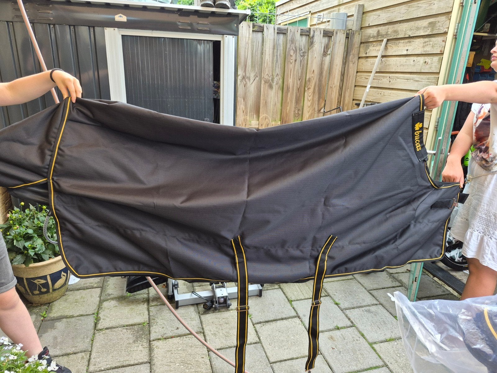 Te koop nieuwe regendeken bucas 135/185, Dieren en Toebehoren, Ophalen of Verzenden, Nieuw