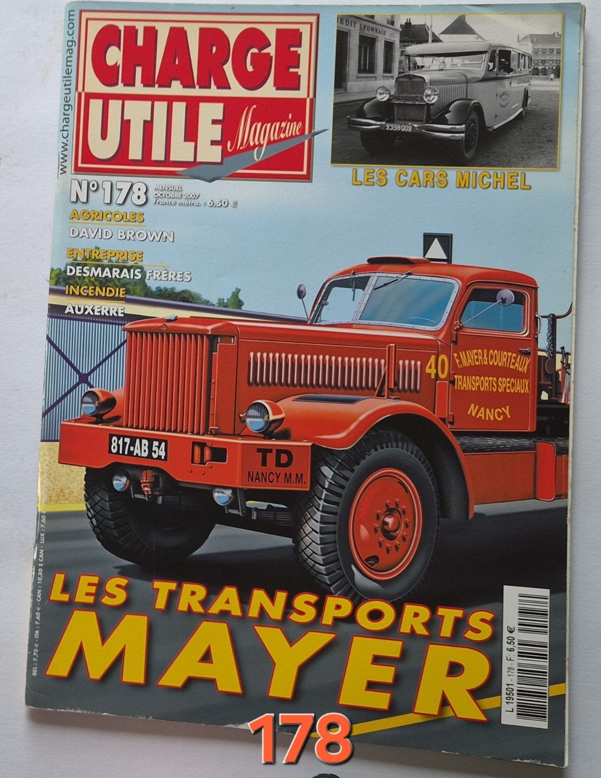 Charge Utile Magazine N178 - Transport en Militair, Ophalen of Verzenden, Zo goed als nieuw, Overige typen