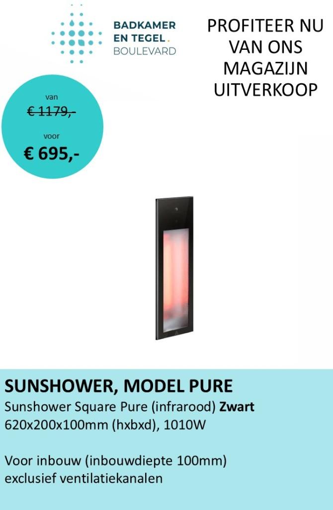 Sunshower Pure (infrarood), Ophalen, Nieuw, Bad
