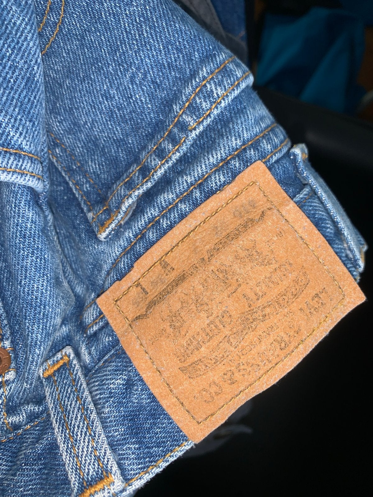 Levi's spijkerbroek maat 34/36, Ophalen of Verzenden, Zo goed als nieuw, Blauw, Overige jeansmaten