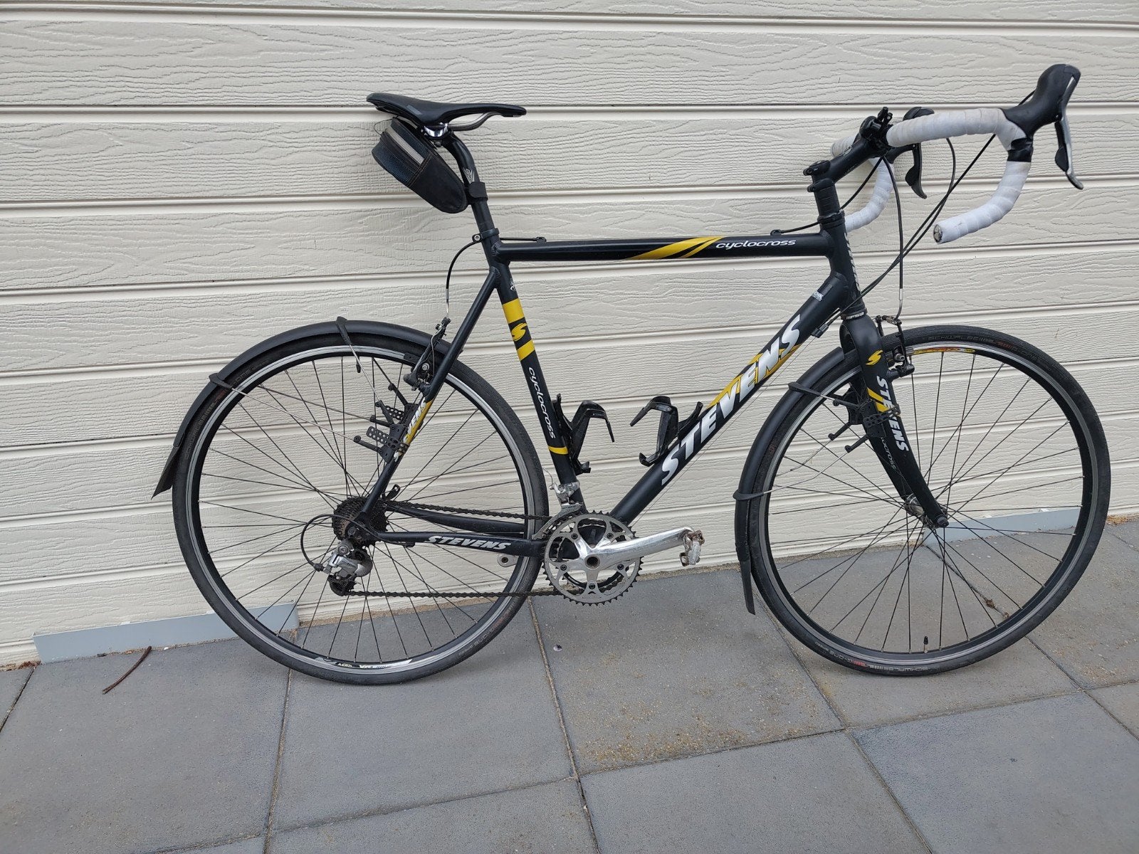 Stevens Cyclocross Racefiets - Zwart/Geel, Fietsen en Brommers, 28 inch, Gebruikt, Aluminium, 15 tot 20 versnellingen