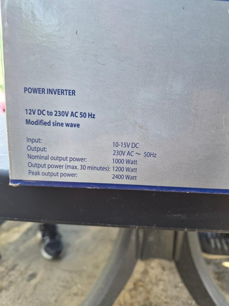 Omvormer 1000 watt, Ophalen of Verzenden, Overige typen