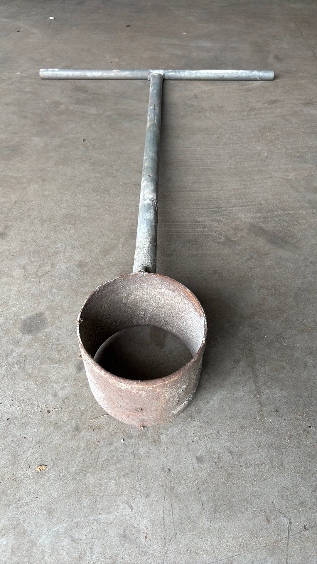 Betonstort beugel, Ophalen, Gebruikt