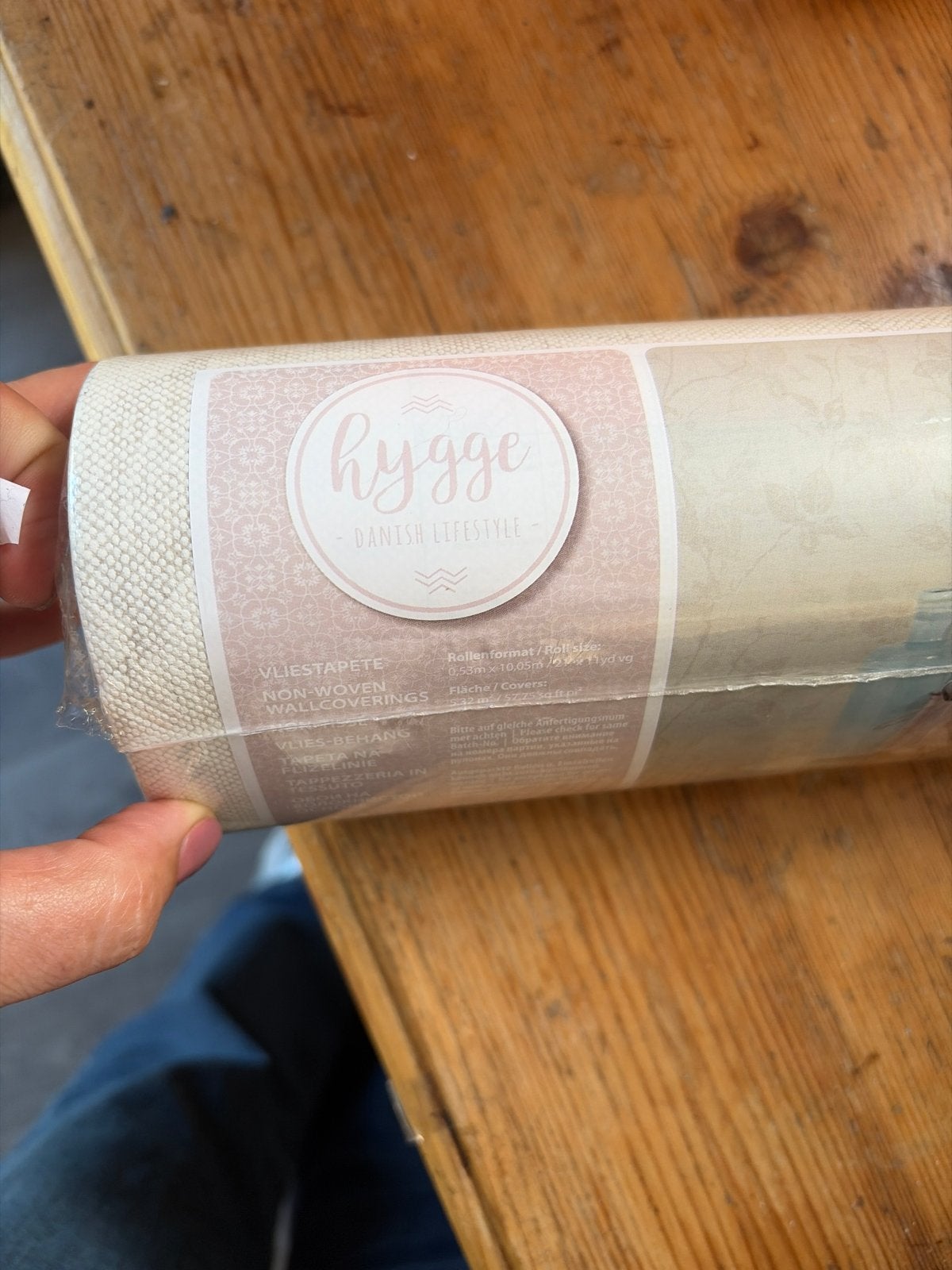 4 rollen Hygge Vliestapeet - Danish Lifestyle Behang, Natuurlijk, Beige, Ophalen of Verzenden, Overige merken