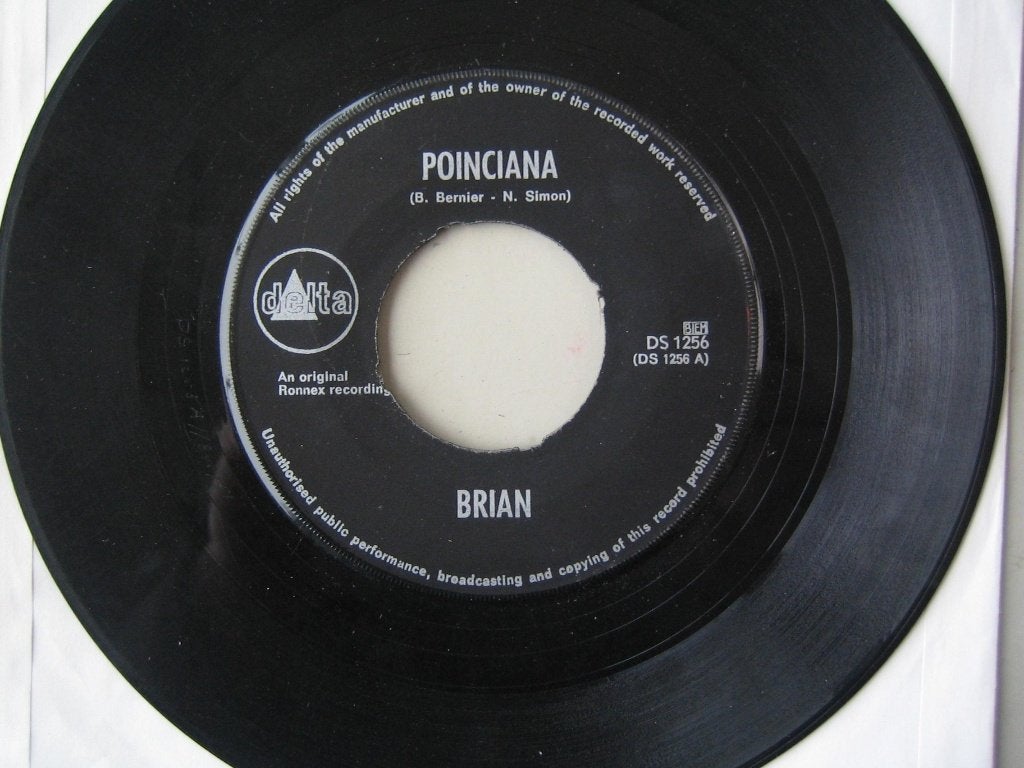 Brian - Poinciana, Gebruikt, 7 inch, Single, Ophalen of Verzenden