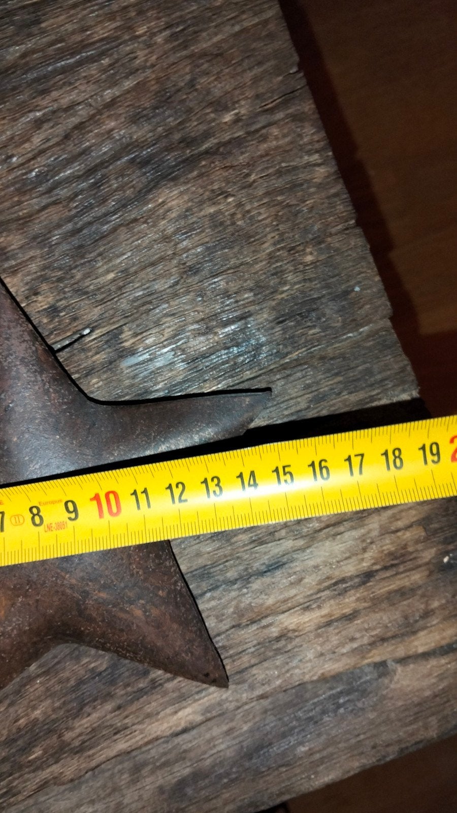 Leuk brocante hanger ster metaal geroest, Ophalen of Verzenden