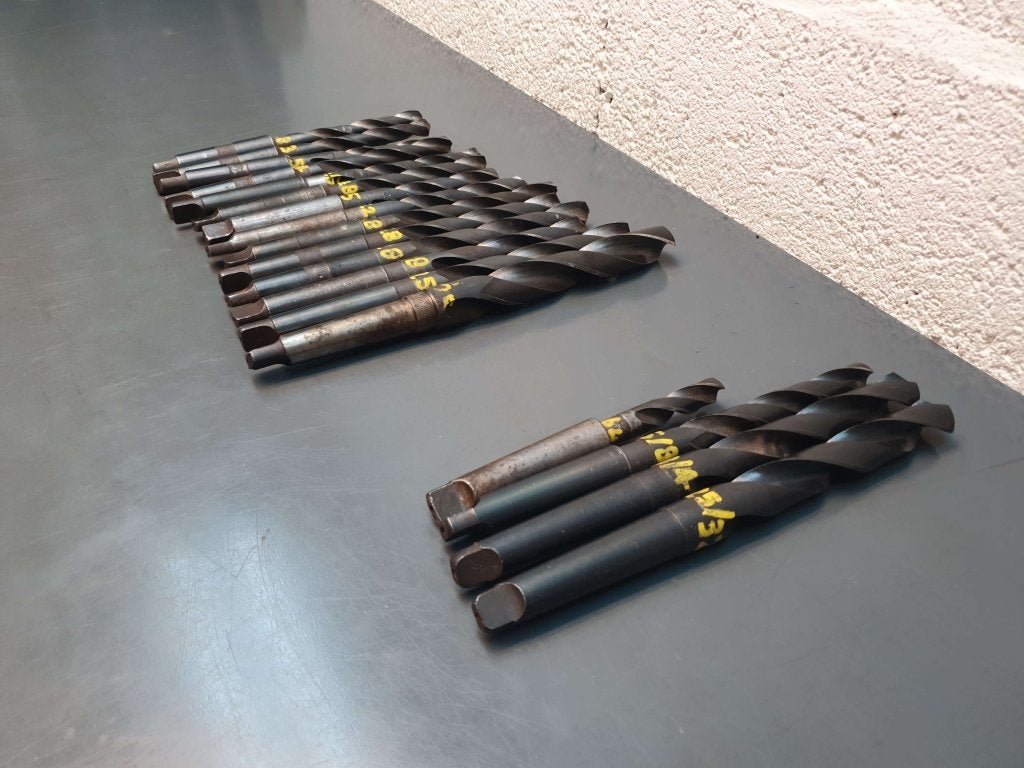 Morse Conus 2 boren 12.8 t/m 22.5mm MK2 Engelse boren, Gebruikt, Niet ingevuld, Ophalen of Verzenden, Niet ingevuld