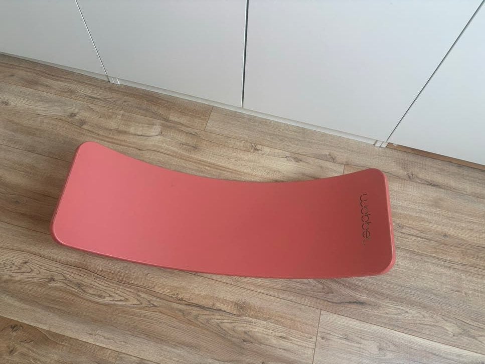 Wobbel Board - Koraalrood Balansbord voor Kinderen, Ophalen, Gebruikt, Jongen of Meisje