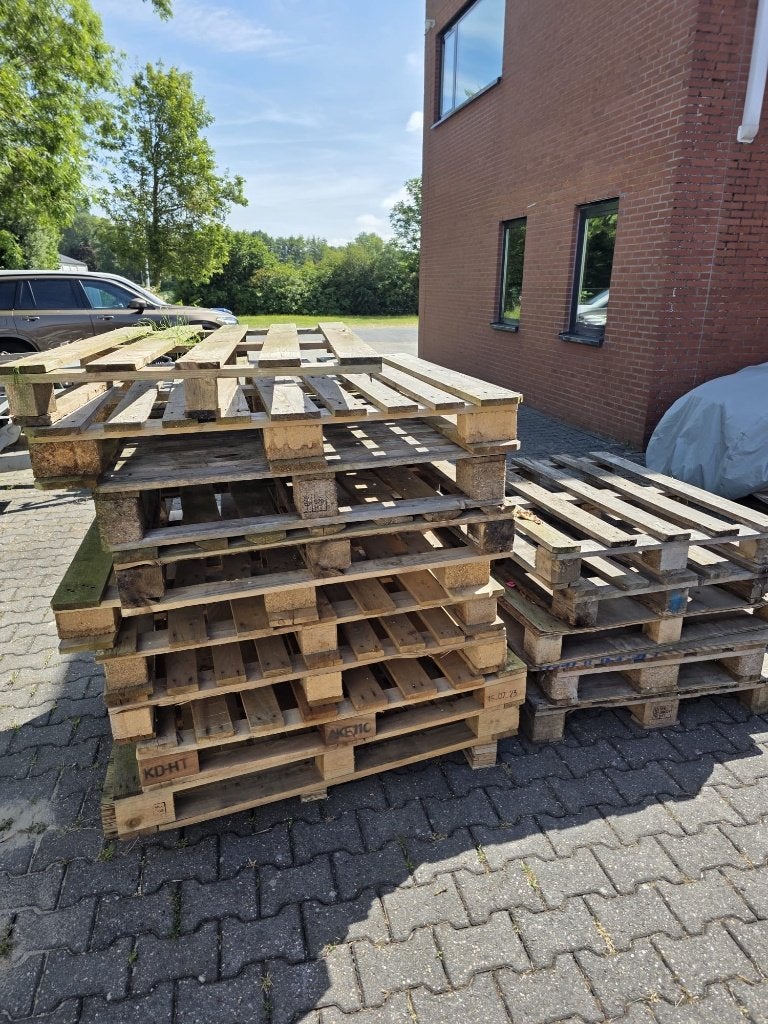 Blokpallets 15 stuks, Ophalen, Gebruikt, Minder dan 25 mm, Pallet